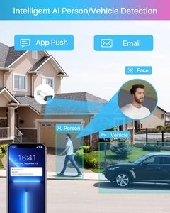 ZOSI 4K Spotlight Sistema de cámara de seguridad PoE 8 puertos 16CH 8MP 2TB HDD Cámaras IP PoE para interiores y exteriores Cámara IP de detección de personas - Product Image 2
