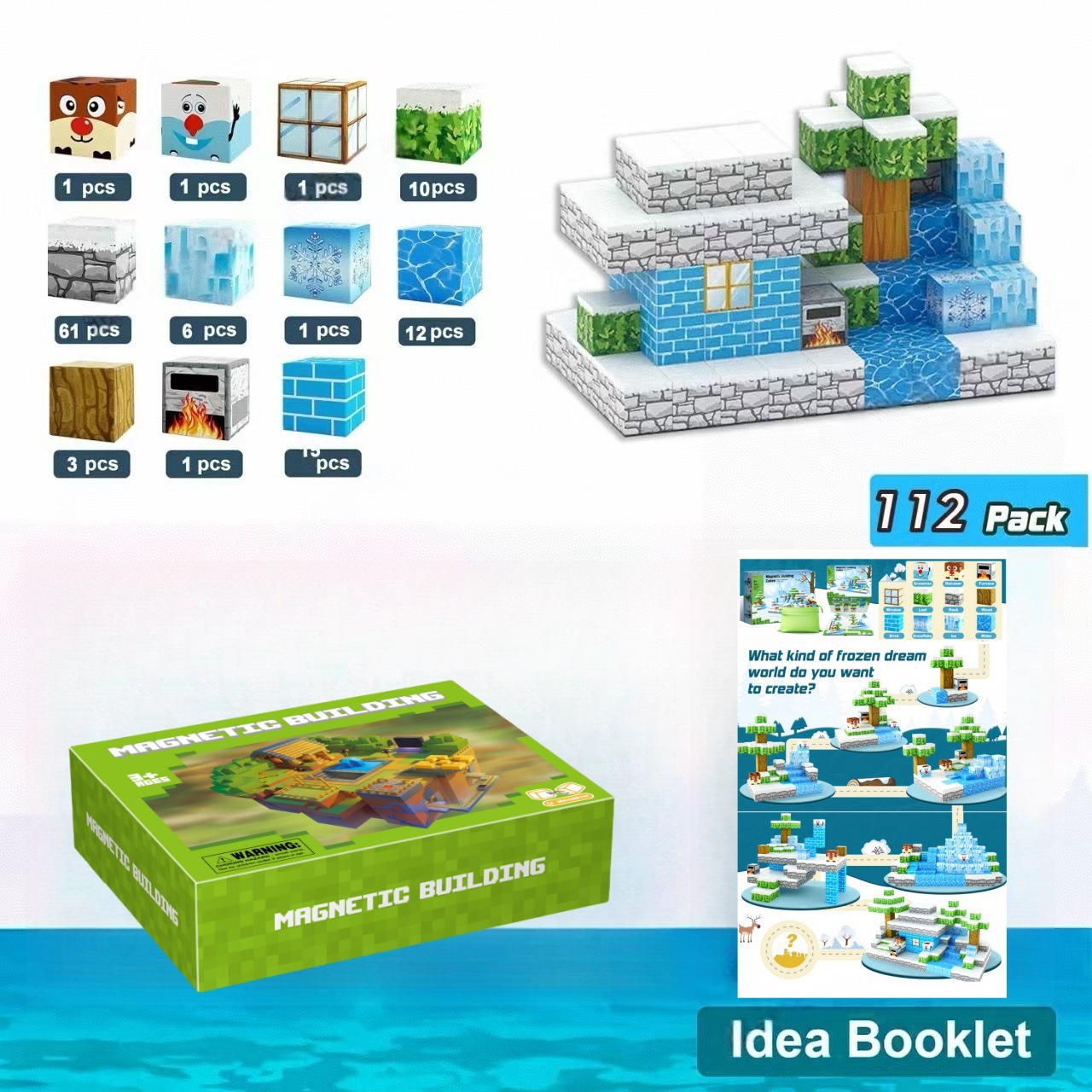 hielo y nieve-112pc+manual
