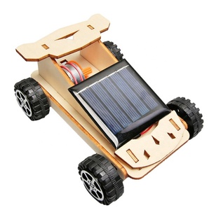 DIY ahşap güneş araba bilim deney modeli bina projeleri kiti hareketli güneş enerjisi RC araba eğitici oyuncak çocuklar için - Product Image 5