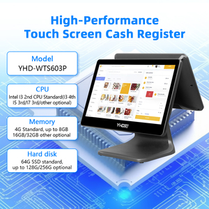 All-in-One POS makinesi yazarkasa, 15.6 inç Anti-Scratch kapasitif dokunmatik ekran, herhangi bir POS yazılımı ile uyumlu - Product Image 4