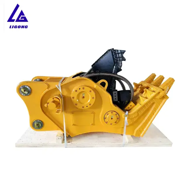 2023 Nieuwe Ontwerp Skid Loader Backhoe Graafmachine Hydraulische Shear Crusher Beton Schroot