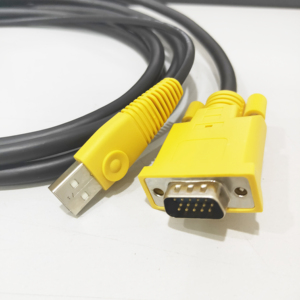 Cable KVM USB 2 en 1 de 6 pies de alta calidad, accesorio especialmente para Control remoto, interruptor KVM combinando conector USB y VGA - Product Image 5