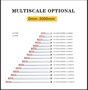 High Accuracy Optical <strong>Linear</strong> <strong>Encoder</strong> 2 Axis Cnc Lathe Controller Digital Readout With <strong>Linear</strong> <strong>Scale</strong> 50-1000mm for Milling Lathe - Product Image 6