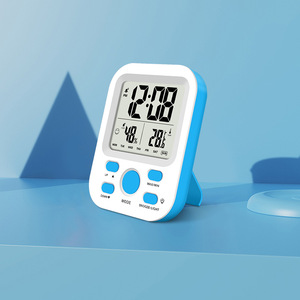 Smart Home Temperatur Luft feuchtigkeit Wecker mit großem LCD-Digital anzeige ständer oder Hänge halterung Elektronische Uhr Hintergrund beleuchtung - Product Image 5