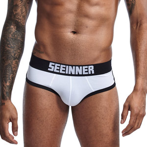 Atmungsaktive Boxer Briefs Herren Shorts Designer Trunks Sexy Mens Sehen Durch Unterwäsche Briefs - Product Image 4
