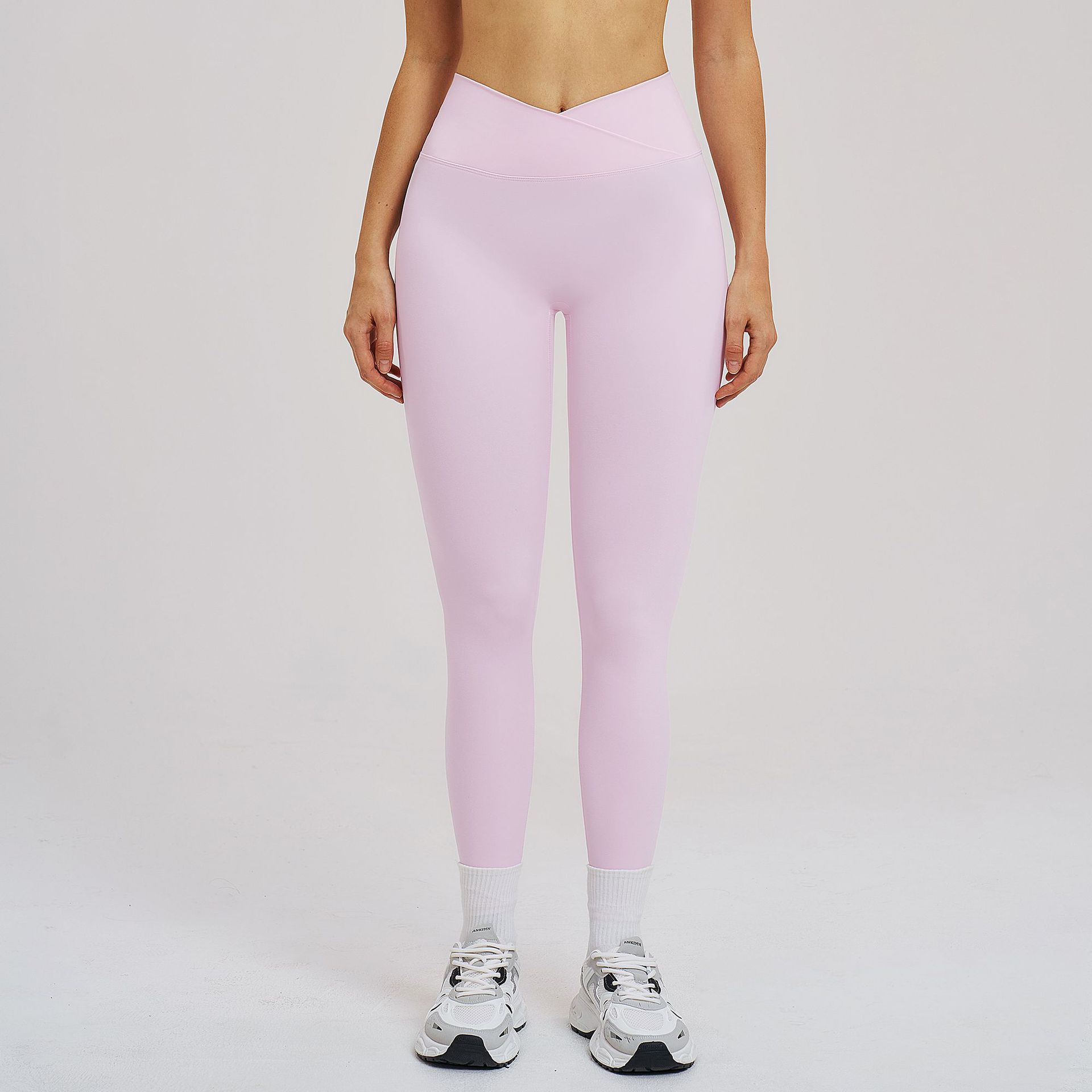Pantalon poudre de cerise tombante