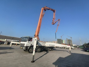 High Quality Used Zoomlion 52 Meter Concrete Mixer Pump Truck Good Condition with Engine Motor Core Components on Sale in <strong>Dubai</strong> - Product Image 2