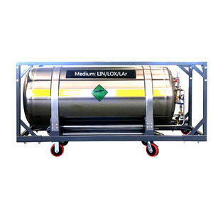 Kaynak gazları için en yüksek 410L2.3Mpa korozyon direnci düşük sıcaklık Lox sıvı azot depolama tankı