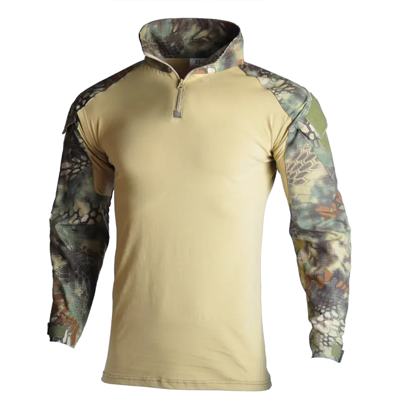 HAN WILD – uniforme d'entraînement de randonnée en plein air, chemise à manches longues camouflage ACU