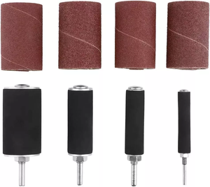 28pcs-set 40sets-carton 2 "dài gốm chà nhám trống & tay áo đặt khoan Báo Chí trục chính trục gá Rolls cho mài - Product Image 3