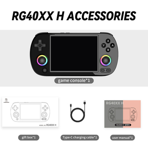 ANBERNIC RG40XX H Console di gioco portatile Linux sistema a 64 bit schermo da 4.0 pollici Joystick RGB illuminazione Retro Console per videogiochi - Product Image 6