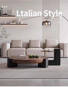 Mesa de centro de té redonda de madera de nuevo diseño multifunción de moda para sala de estar - Product Image 5