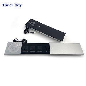 Toma de corriente multifuncional para escritorio, toma de corriente Universal deslizante para EE. UU. - Product Image 3