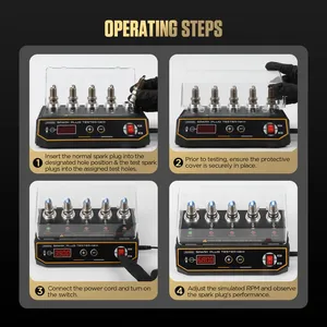 AUTOOL SPT360 Lcd 5 Holes <strong>Auto</strong> Ignition Tester High Voltage 110V 220V Car SPT360 Spark Plug Tester <strong>Testing</strong> <strong>Machine</strong> - Product Image 2
