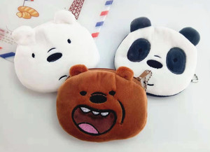 Koreanische kleine Bär Münz karte Geldbörse Plüsch Drei Bären Braunbär Panda Puppe Weibliche Cartoon-Tasche