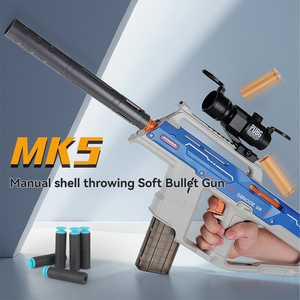 Mk5 Đồ Chơi Súng Điện Mềm Súng Đạn Vỏ Rỗng Ejecting Vui Vẻ Bọt Blaster Cho Trẻ Em Ngoài Trời Trò Chơi Bắn Súng - Product Image 2