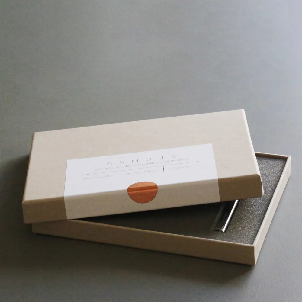 Tampa de empacotamento do logotipo do luxo personalizado da embalagem e base do relógio rígido caixa de presente com inserção da espuma