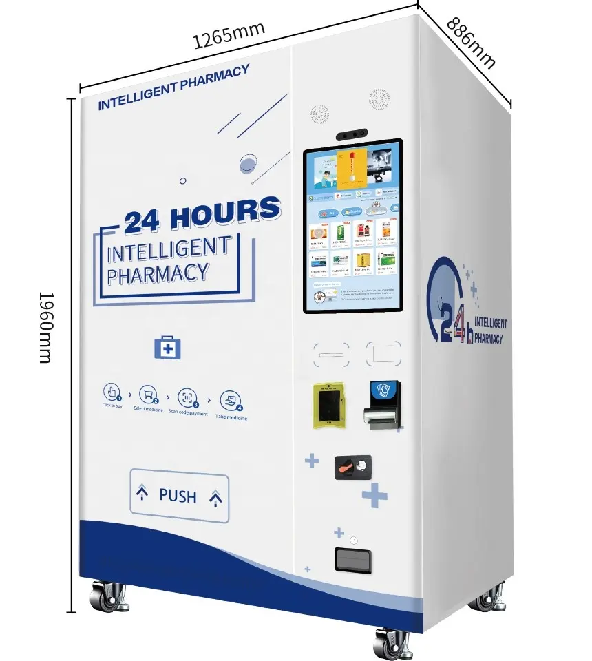 Yunyin Smart Vending Hôpital automatisé Distributeur de médicaments Otc Distributeur automatique à vendre