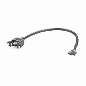 แผงเมาสายเคเบิล IEEE 1394พอร์ตหญิงเมนบอร์ดหัวต่อ USB 2.0แผงเมา5ขา PCB - Product Image 1