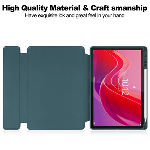 Funda protectora de cuero PU para tableta giratoria de 360 grados con teclado y ranura para bolígrafo Touch Pad - Product Image 6