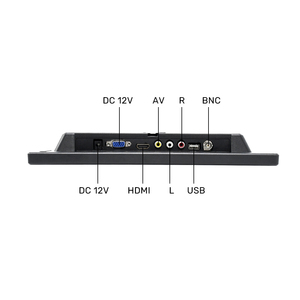 Small Size LCD <strong>Monitor</strong> Full View with VGA USB AV HDMI Interface High Brightness for Industrial Applications 11.6 Inch <strong>Monitor</strong>