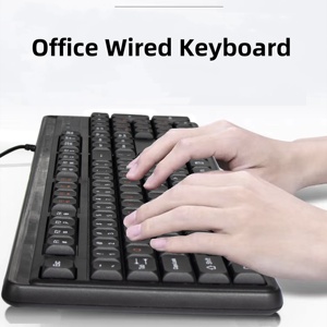 104-<strong>Keys</strong> RGB Wired USB <strong>Computer</strong> <strong>Keyboard</strong> Full Size with ABS Keycap for Windows for Mac PC for Office and Gaming - Product Image 2