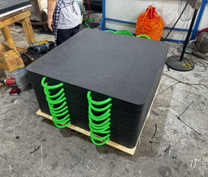 800*800*50mm nặng nhiệm vụ cường độ cao cường độ cao không trượt uhmwpe cần cẩu miếng đệm OUTRIGGER cần cẩu miếng ổn định - Product Image 6