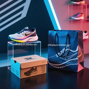 OEM ODM một cửa giải pháp <span class=keywords><strong>Acrylic</strong></span> hiển thị kệ cho Giày rõ ràng <span class=keywords><strong>Acrylic</strong></span> hiển thị đứng với bao bì hộp mang theo túi - Product Image 2