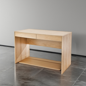 Modern Simple Industrial Style Extendable Brown Wooden <strong>Notebook</strong> Desk Writing <strong>Computer</strong> &amp; Laptop Friendly Home Office <strong>Table</strong> - Product Image 2
