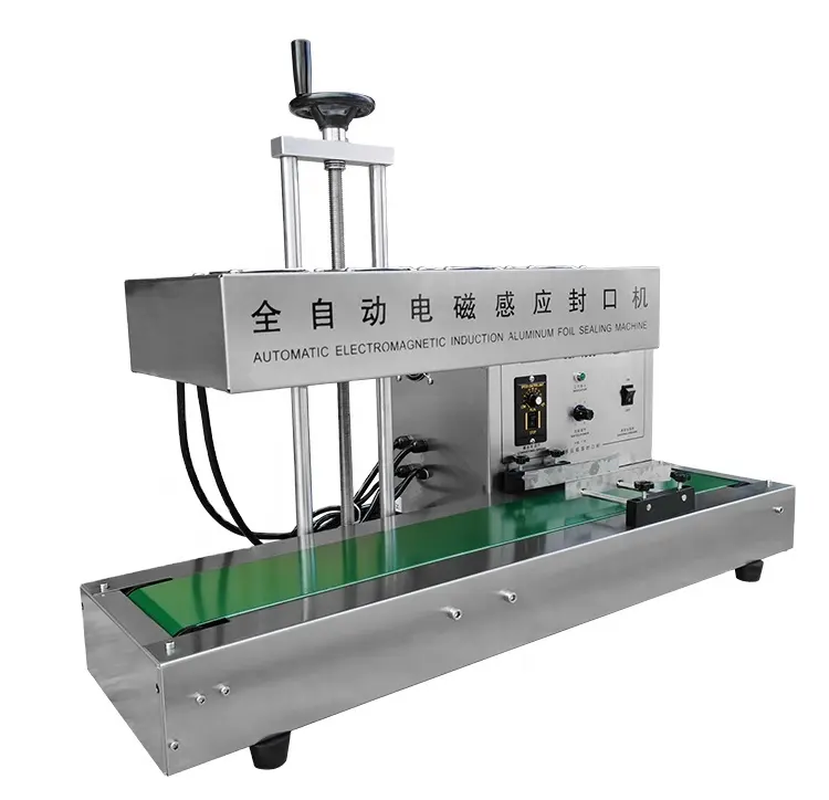 Automatic Continuous Plastic Bottle Induction Sealing Machine Electromagnetic Aluminum Foil Sealer