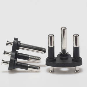 Fabrieksprijs Massief Holle Koperen Elektrische Stekker Inzetstuk 16a 220V Nominaal Thailand 3 Pin <span class=keywords><strong>Plug</strong></span> Insert - Product Image 4