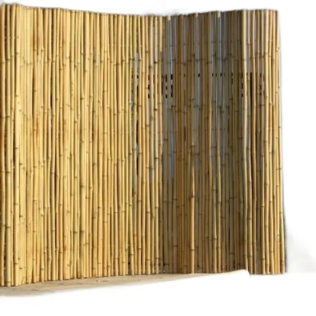 ZY-2005 Fabrik Großhandels preis Natürliche Bambus Roll Screens Roll Zaun Garten Rolled Up Fechten