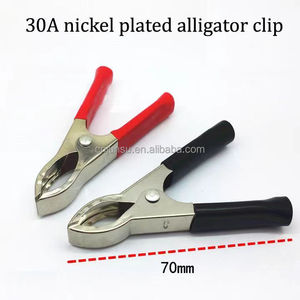 28 मिमी G98 मगरमच्छ इलेक्ट्रिक कार परीक्षण डिटेक्टर काले लाल रंग, मोटर वाहन स्वचालित बल्लेबाज धातु क्लिप - Product Image 5