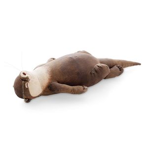 Sevimli su samuru masaüstü bilek pedi yaratıcı kalem kutusu peluş kozmetik çantası su samuru çocuk peluş oyuncaklar - Product Image 1