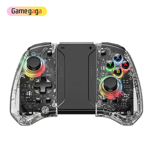 Control Inalámbrico para Juegos LinYuvo, Turbo, Giroscopio de Seis Ejes, Estilo Transparente, Respiración Arcoíris, Controlador LED de 8 Colores para NS - Product Image 4