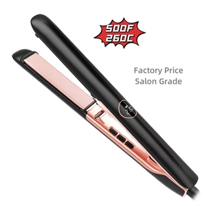 مكواة فرد شعر احترافية من السيراميك والتيتانيوم لعلاج الكيراتين 500F 260C أدوات تصفيف الشعر محمولة من الشركة الأصلية - Product Image 2