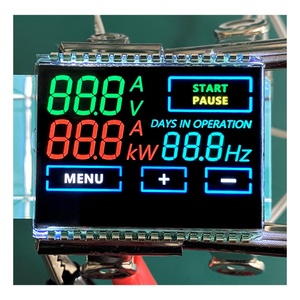 Sfondo nero dimensioni personalizzate termostato VATN Display LCD Controller Board COG COB LCD a segmenti VA personalizzati con Touch Panel - Product Image 2