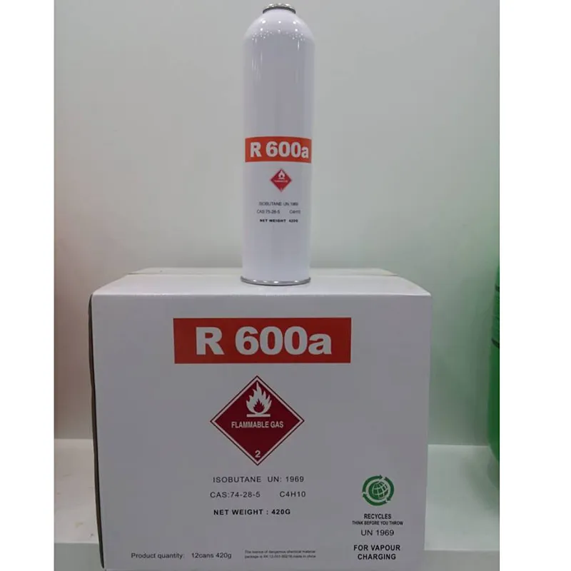 R600a Butano 340g Aire acondicionado Reemplazar R600a con R134a