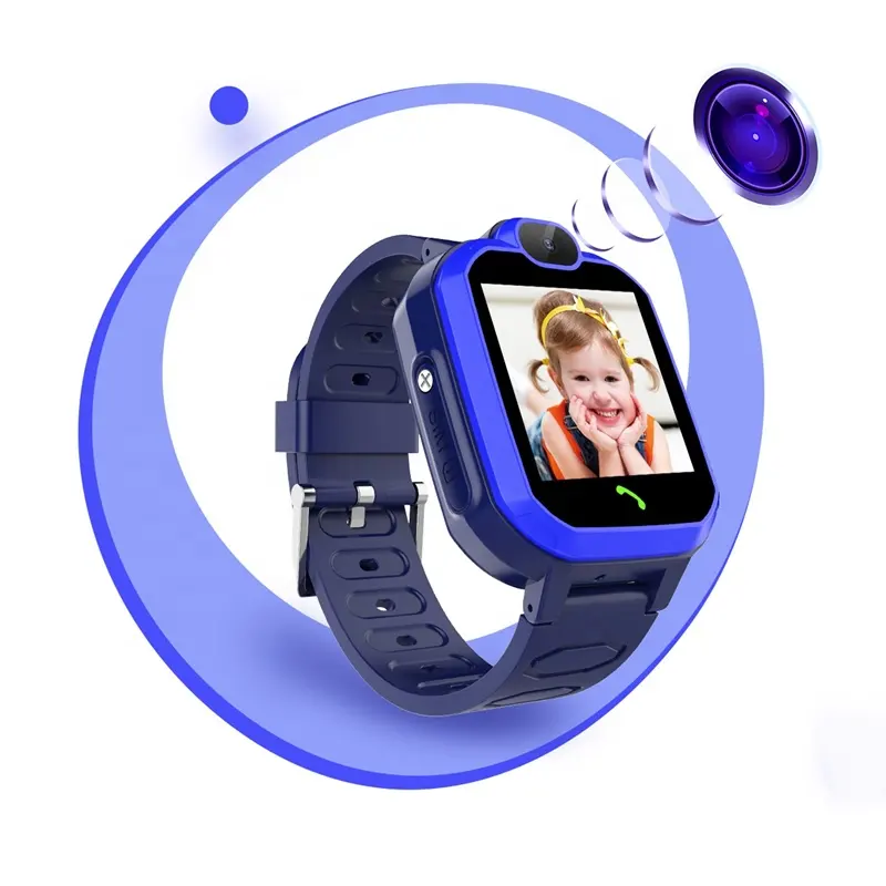 Nuevo diseño de mejor calidad, IP67 Cámara sim 2g muñeca reloj de juego regalo niños Smartwatch para los niños