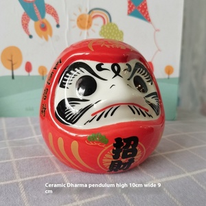 和風ダルマセラミック装飾品モダンデザインラッキーキャットピギーバンククリエイティブ文化市場ギフトと工芸品