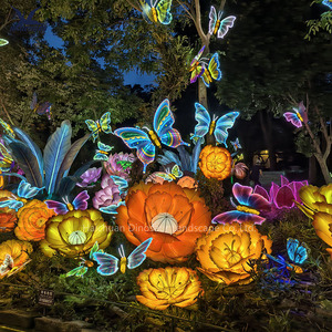 Đèn lồng hoa bướm trang trí trong nhà/ngoài trời Tết Nguyên đán 2026, dùng được cho Giáng sinh và Lễ Tạ ơn - Product Image 1