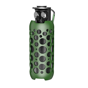 KINGSTAR 2 in 1 BT K045 Speaker <strong>Wireless</strong> Earphone 3D Stereo Sound Portable Earbuds Soundbox Combo with Keychain - Product Image 4