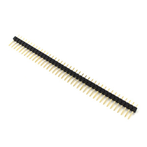 Single-row pin Pitch 2.0/2.54MM <strong>1</strong>*2/3/4/5/6/7/<strong>8</strong>/10/12/20 /40P iron copper pin <strong>header</strong> gold plated - Product Image 4