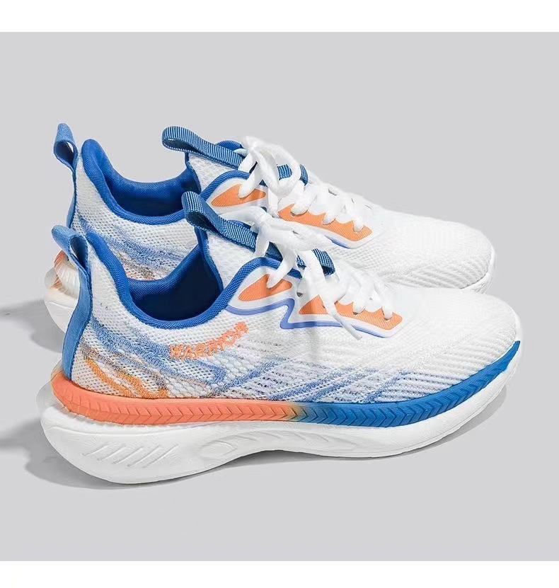 White orange blue