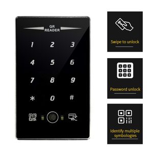 Tastiera impermeabile QR Code Scanner Wiegand Out 13.56 mhz IC 125 mhz ID Card Door Access Control lettore di codici QR - Product Image 4