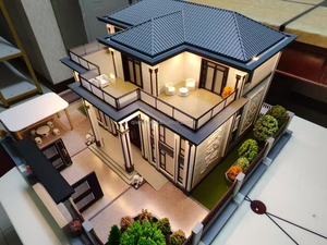 Personalizable 3D 1/50 Escala Modelo arquitectónico de Eco Villa Desarrollo Durable Diseño moderno Estilo Vivienda Modelo de exhibición - Product Image 3