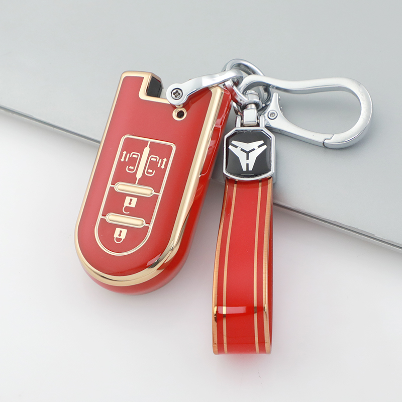 4 Button B Red + Keychain
