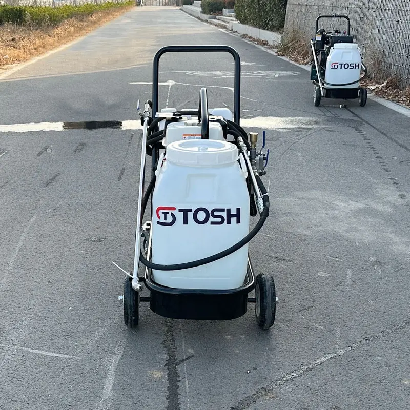 TOSH fabrika doğrudan satış Mini bitüm el püskürtücü ile 10 m uzunluk sprey tüp