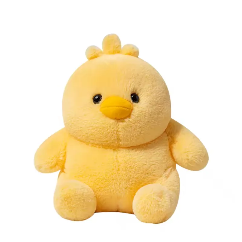 HECION personalizado pequeño pollo amarillo muñeco de peluche tierno y suave bebé peluche dormir cerdo juguete peluche conejo dinosaurio animales de peluche