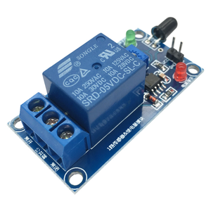 IR infrarossi 1 canale 5V 12V modulo sensore di rilevamento della fiamma modulo relè sensore di allarme antincendio per Arduino